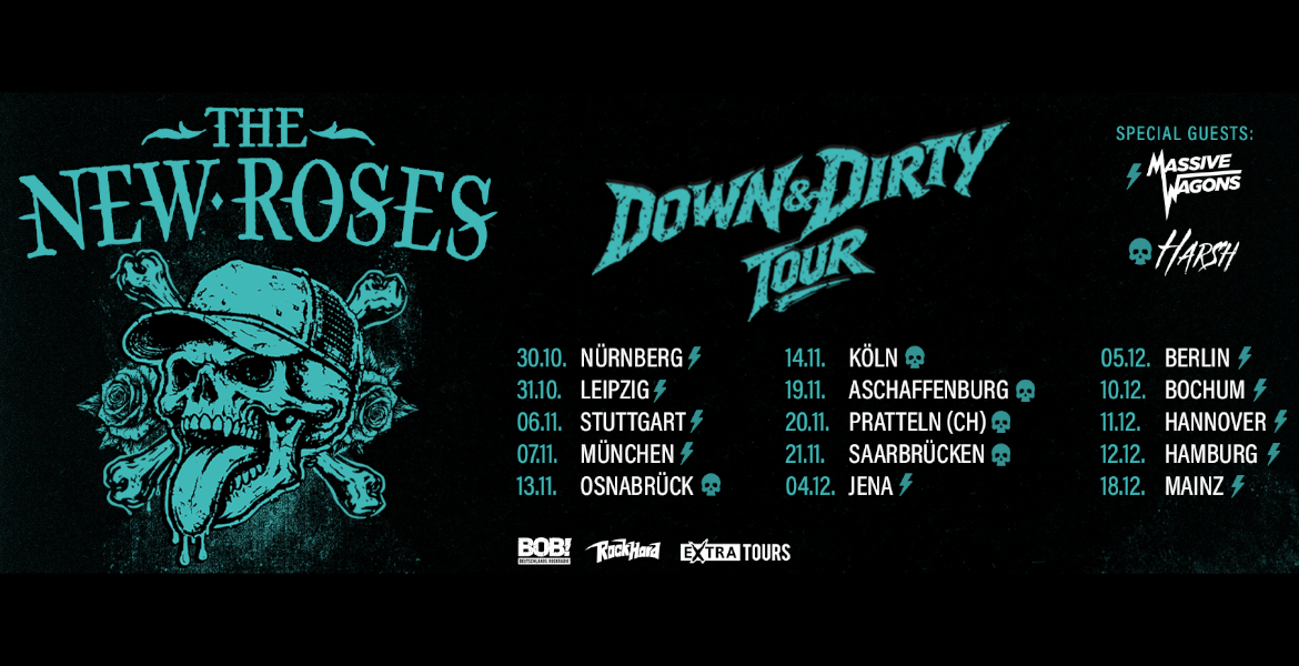 Tickets THE NEW ROSES, Down & Dirty Tour 2026 in Hannover